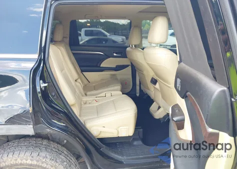 2015 Toyota Highlander Limited V6 z USA, uszkodzony, nr VIN 5TDDKRFH5FS076512